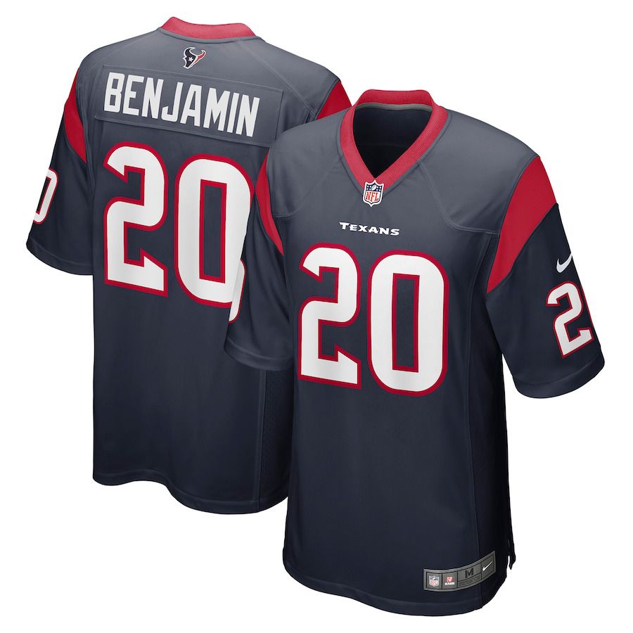 Men Houston Texans #20 Eno Benjamin Nike Navy Game Player NFL Jersey->houston texans->NFL Jersey